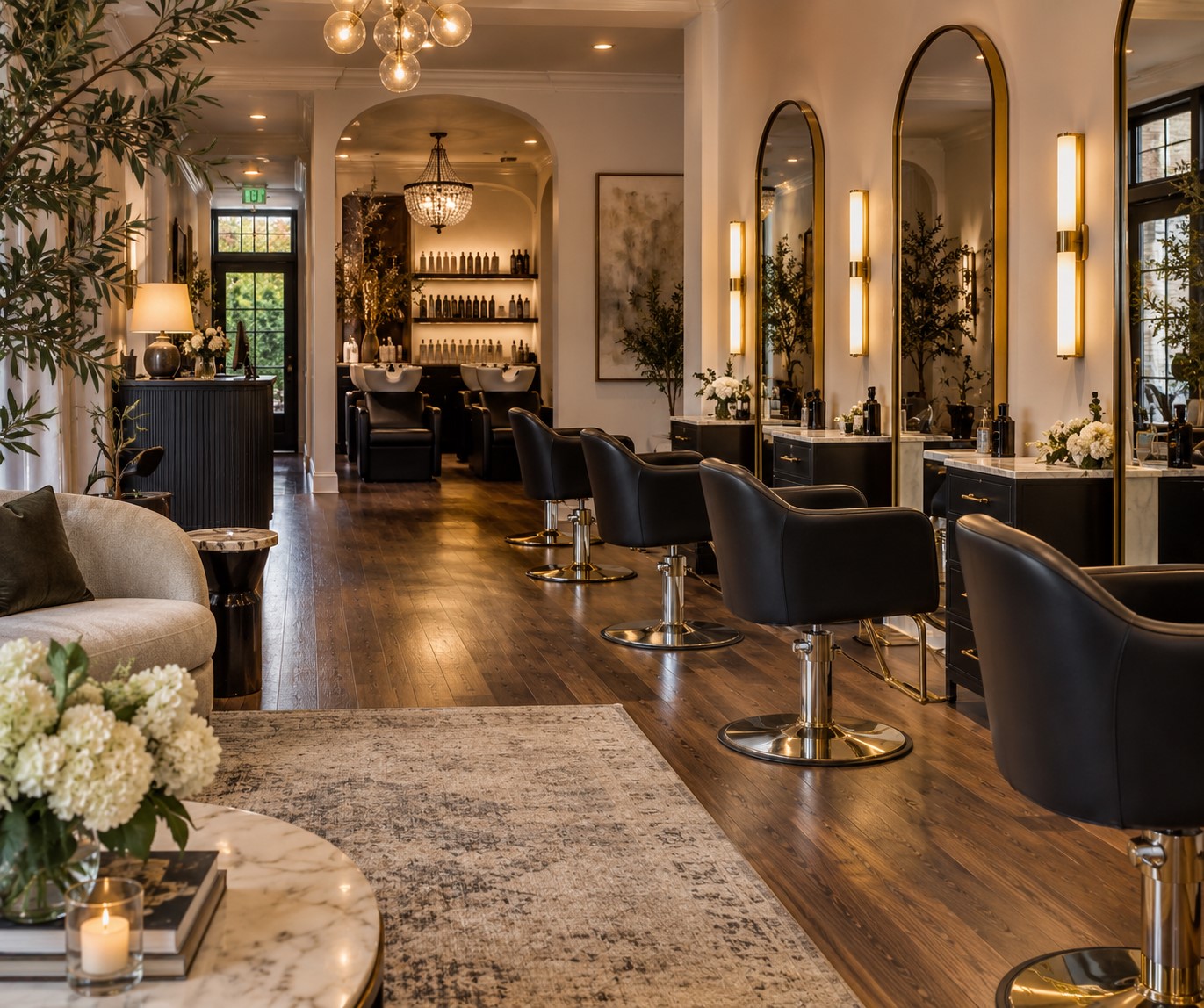 Inside Wren & Oak Hair Studio on Queen Street West